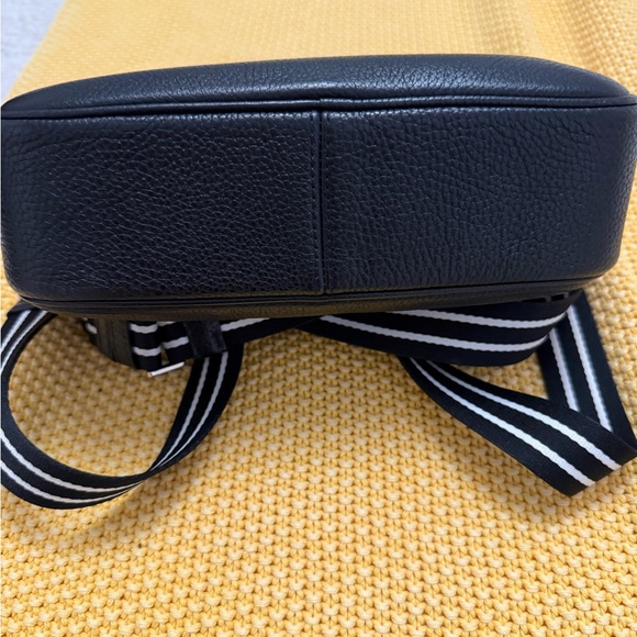 Kate Spade Black Crossbody Bag with Striped Strap - Picture 6 of 12